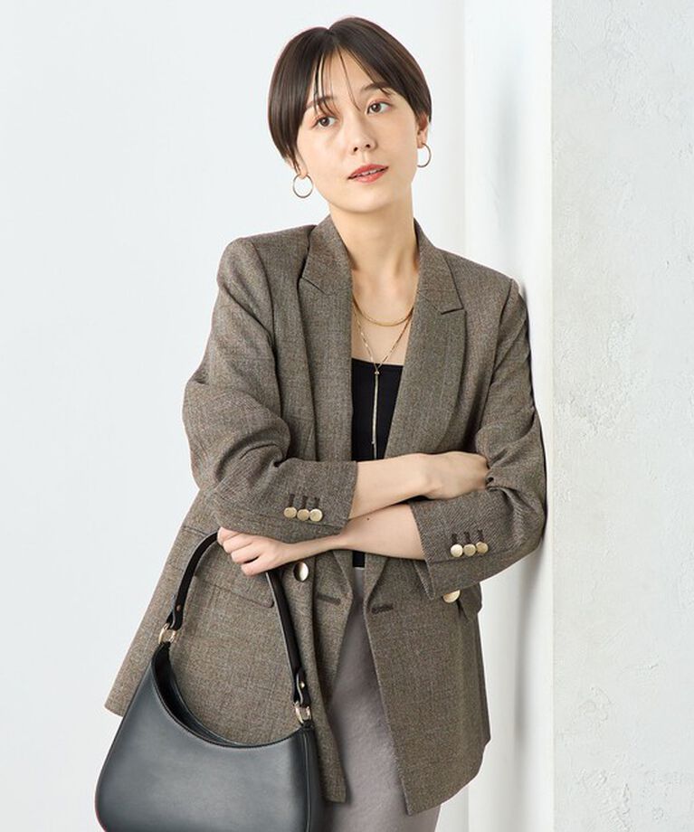 NOLLEY'S sophi「《セットアップ対応》シャークダブルジャケット」|テーラードジャケット|