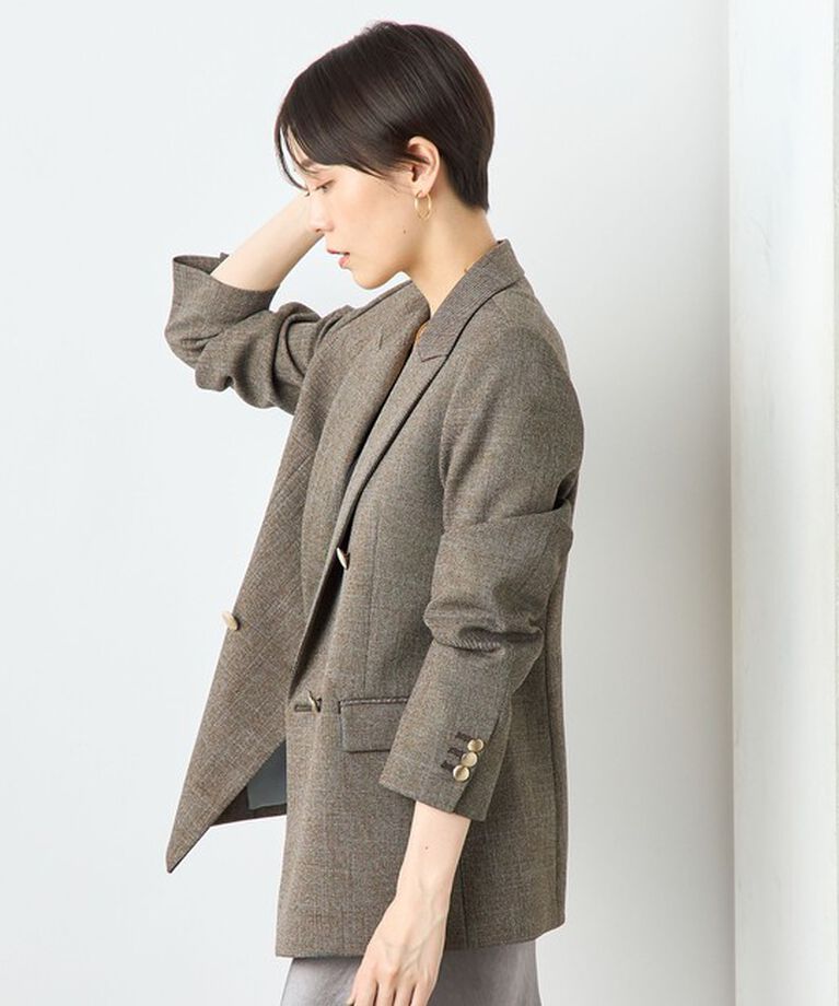 NOLLEY'S sophi「《セットアップ対応》シャークダブルジャケット」|テーラードジャケット|