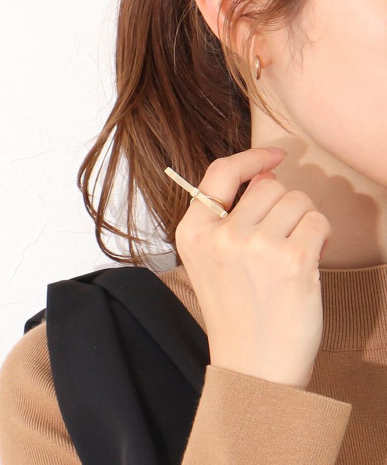 NOLLEY'S「【ucalypt/ユーカリプト】Ｌinear Ribbon Ring」|リング|