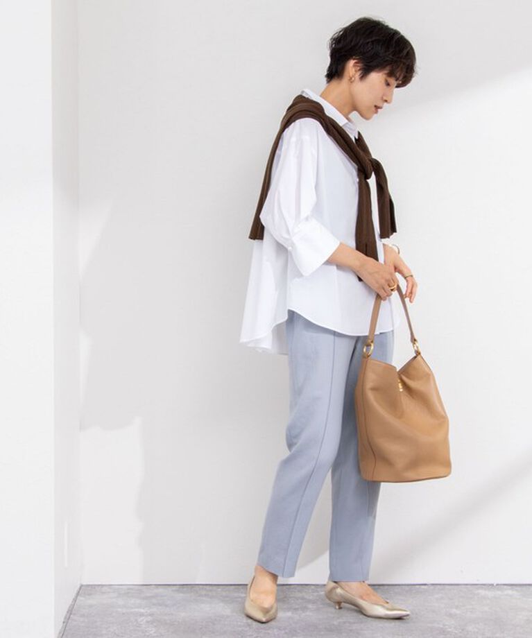NOLLEY'S sophi「パール釦スキッパーシャツ」|シャツ・ブラウス|