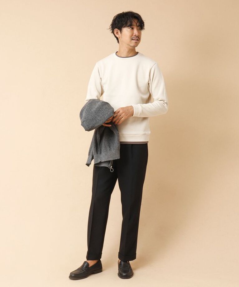 NOLLEY'S goodman「リブダンボール クルーネックプルオーバー 24AW」|Tシャツ・カットソー|