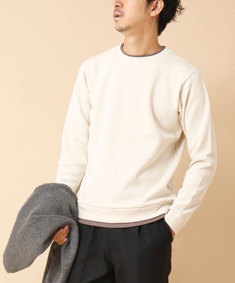 NOLLEY'S goodman「リブダンボール クルーネックプルオーバー 24AW」|Tシャツ・カットソー|