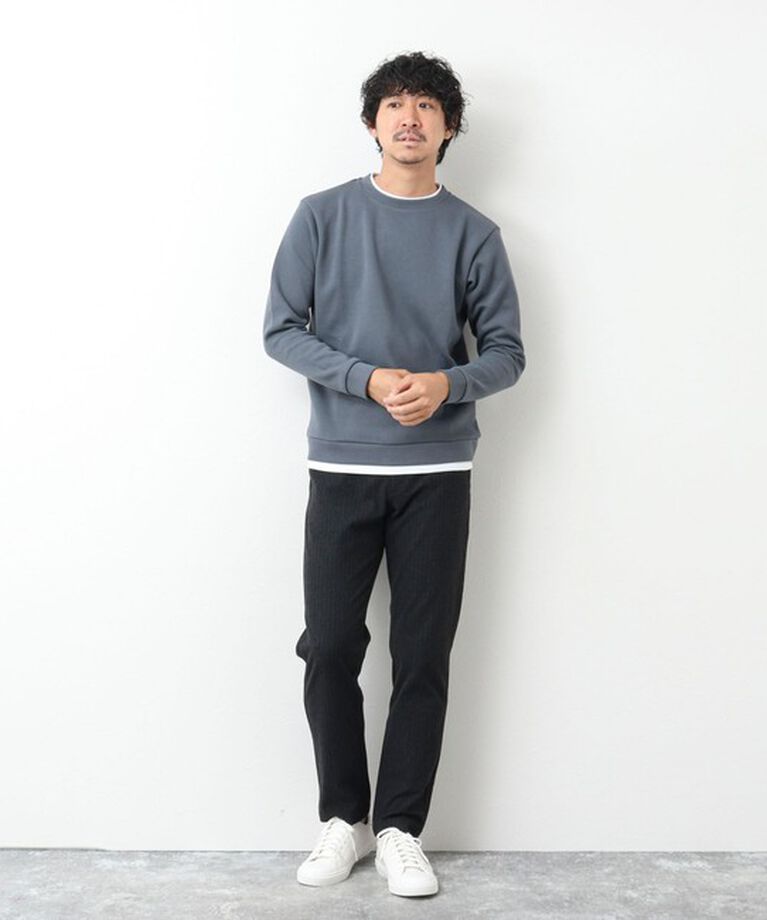 NOLLEY'S goodman「リブダンボール クルーネックプルオーバー 24AW」|Tシャツ・カットソー|