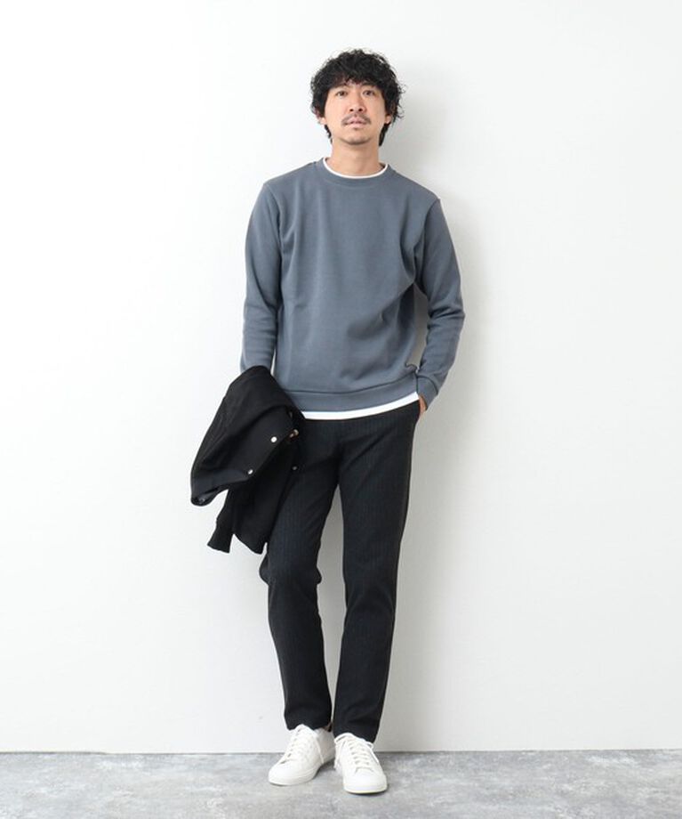 NOLLEY'S goodman「リブダンボール クルーネックプルオーバー 24AW」|Tシャツ・カットソー|