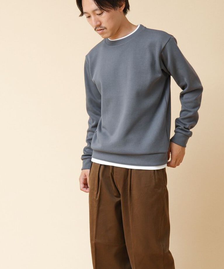 NOLLEY'S goodman「リブダンボール クルーネックプルオーバー 24AW」|Tシャツ・カットソー|