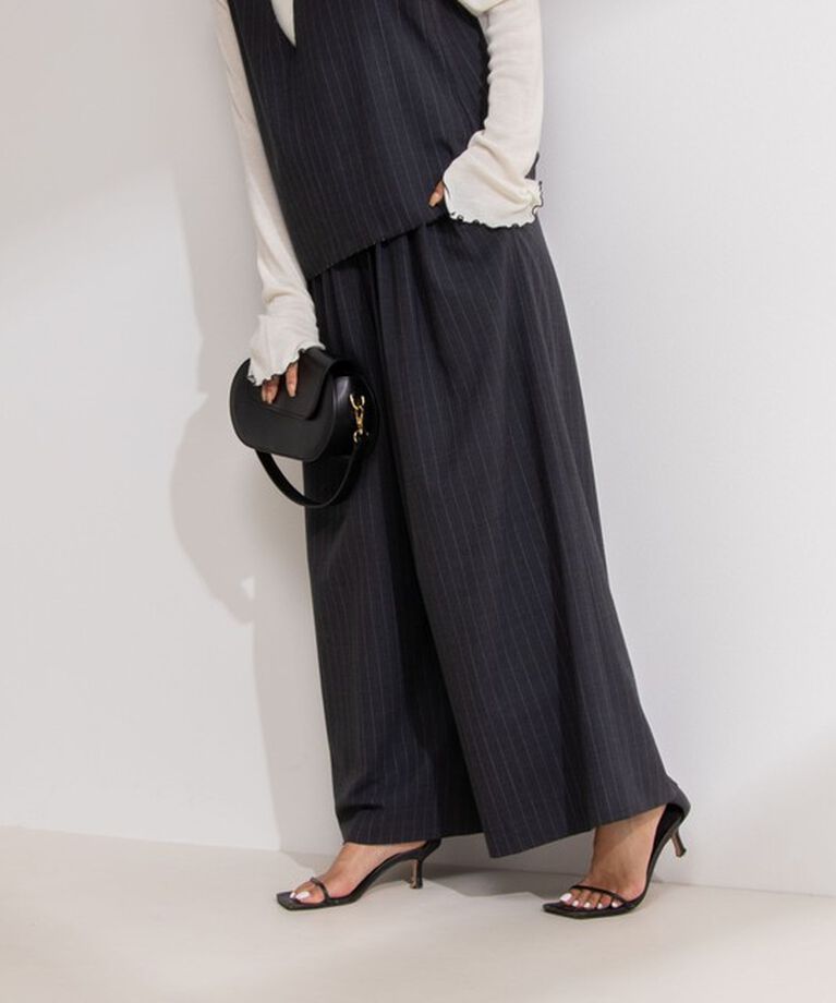 NOLLEY'S「◇【WEB限定サイズあり】《セットアップ対応》ウォッシャブルMannishワイドパンツ」|その他|