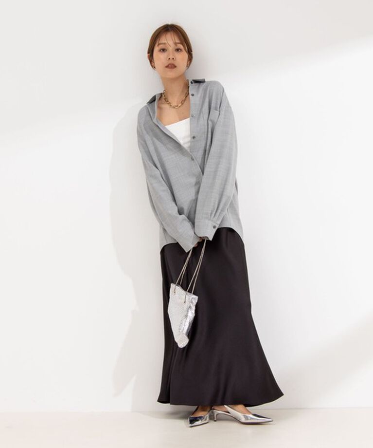 NOLLEY'S「《セットアップ対応》ウォッシャブルMannishシャツ」|シャツ・ブラウス|