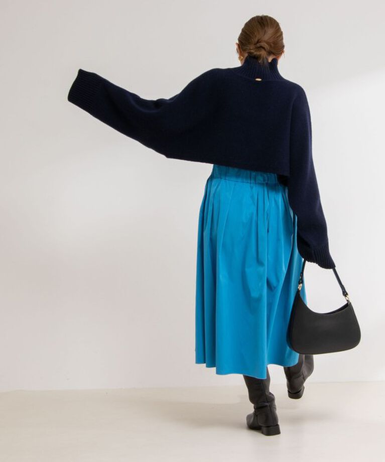 NOLLEY'S「【WEB限定カラーあり】ウォッシャブルリバーシブルタフタスカート」|スカート|