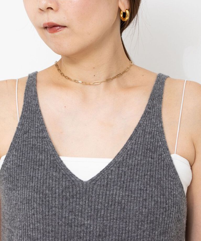 NOLLEY'S「《手洗い可能》《セットアップ対応》カシミヤ混2WAYニットタンクトップ」|ニット・セーター|