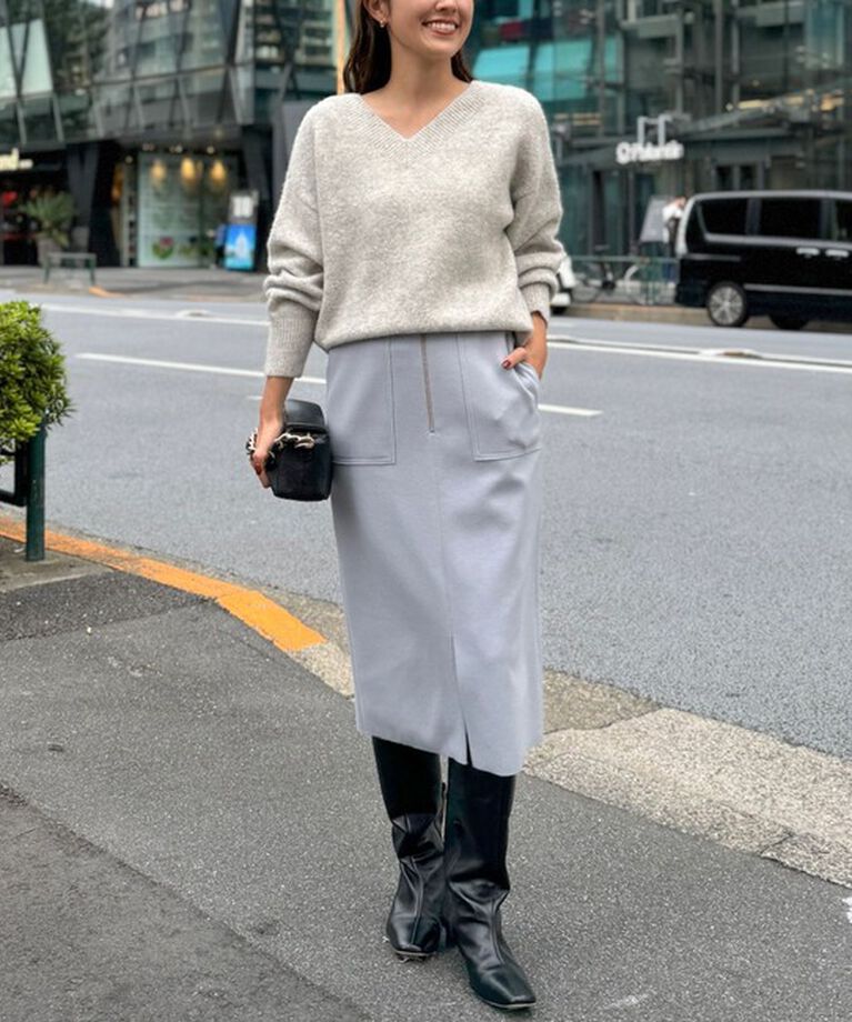 NOLLEY'S sophi「モヘヤラメスパンコール2WAYプルオーバーニット」|ニット・セーター|