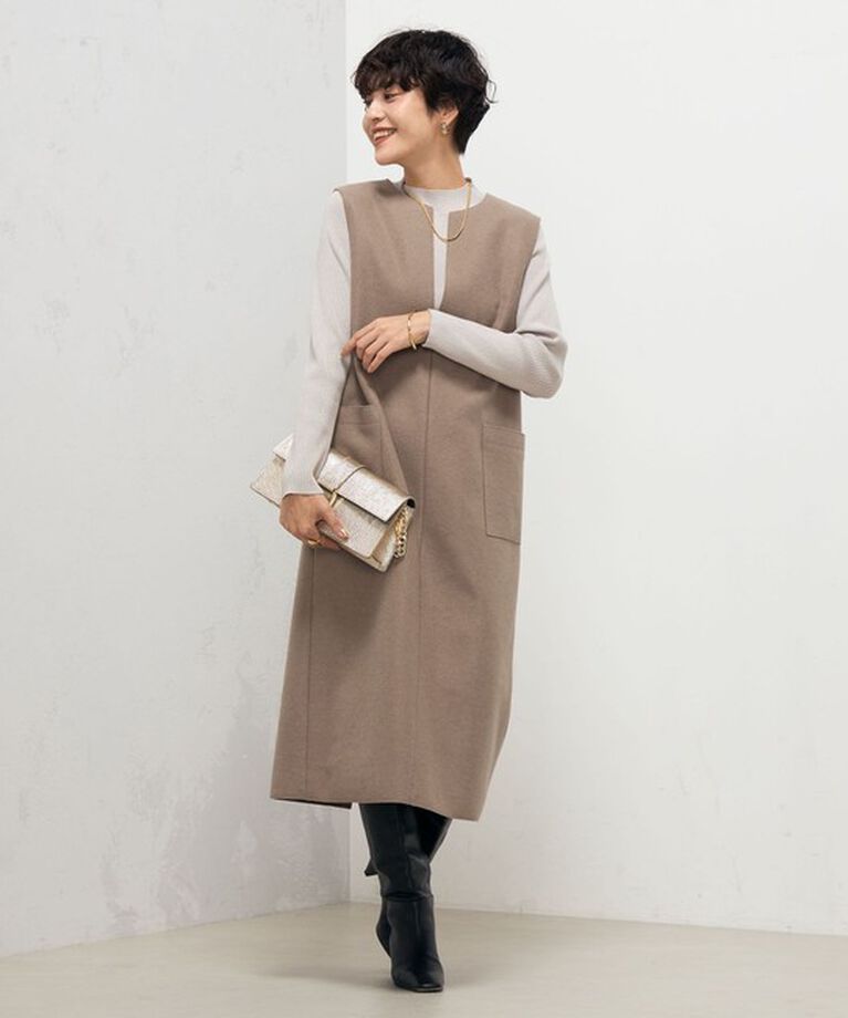 NOLLEY'S sophi「◇【WEB限定カラーあり】《手洗い可能》ダブルジャージジャンスカ」|ワンピース|