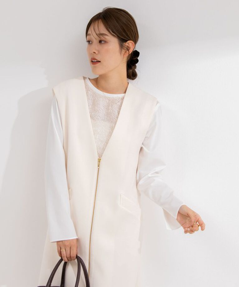 NOLLEY'S「◇【WEB限定カラーあり】ウォッシャブル前ジップジャンパースカート」|ワンピース|