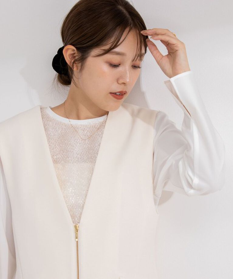 NOLLEY'S「◇【WEB限定カラーあり】ウォッシャブル前ジップジャンパースカート」|ワンピース|
