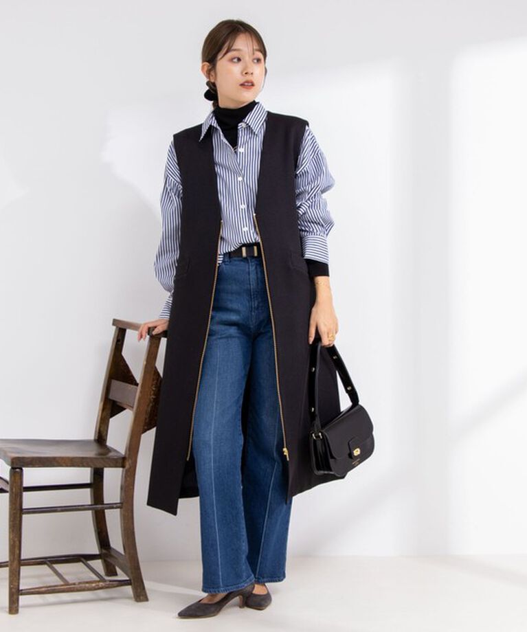 NOLLEY'S「◇【WEB限定カラーあり】ウォッシャブル前ジップジャンパースカート」|ワンピース|