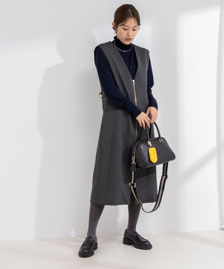 NOLLEY'S「◇【WEB限定カラーあり】ウォッシャブル前ジップジャンパースカート」|ワンピース|