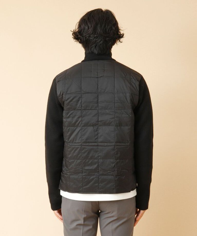 NOLLEY'S goodman「【TAION/タイオン】ハイネックWジップ ニットスリーブ ダウンジャケット 24AW」|ブルゾン・スタジャン|
