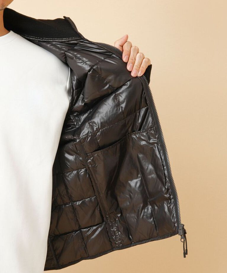 NOLLEY'S goodman「【TAION/タイオン】ハイネックWジップ ニットスリーブ ダウンジャケット 24AW」|ブルゾン・スタジャン|