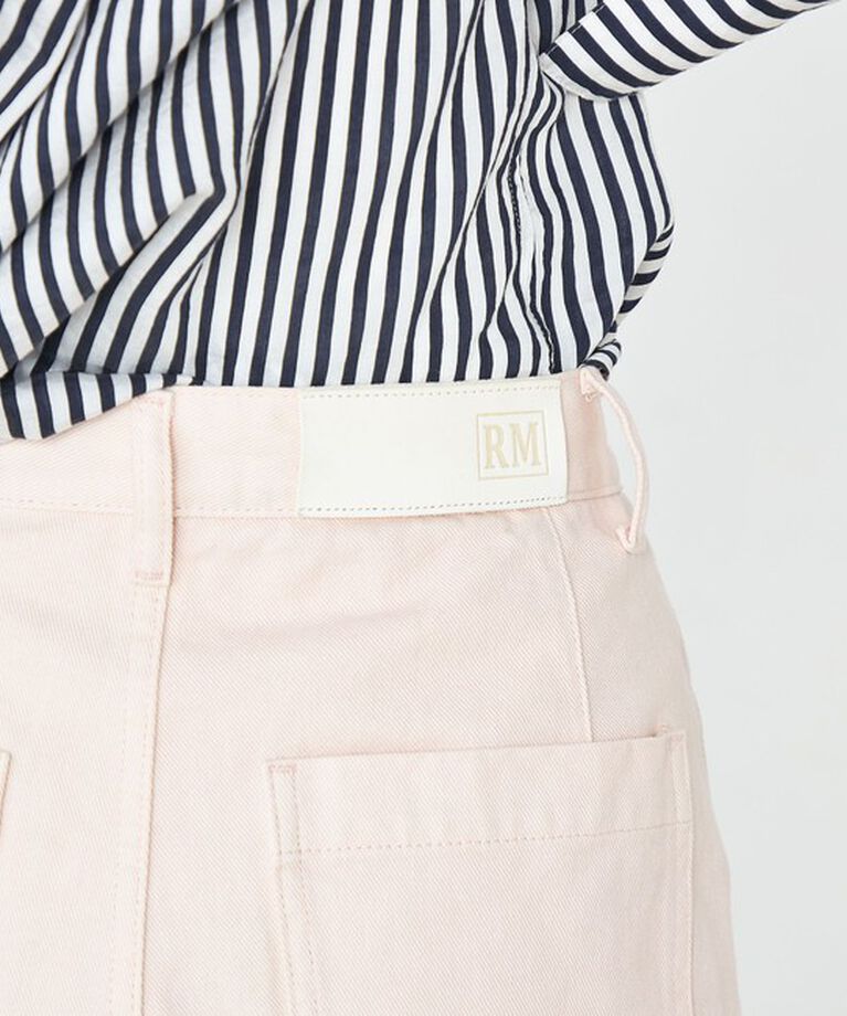 Rie Miller「【RM denim】ハイウエストスリムテーパードデニム」|デニム|