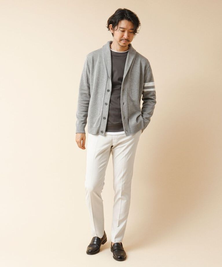 NOLLEY'S goodman「《デオドラント加工》ミラノリブ ショールカラーカーディガン 24AW」|カーディガン|