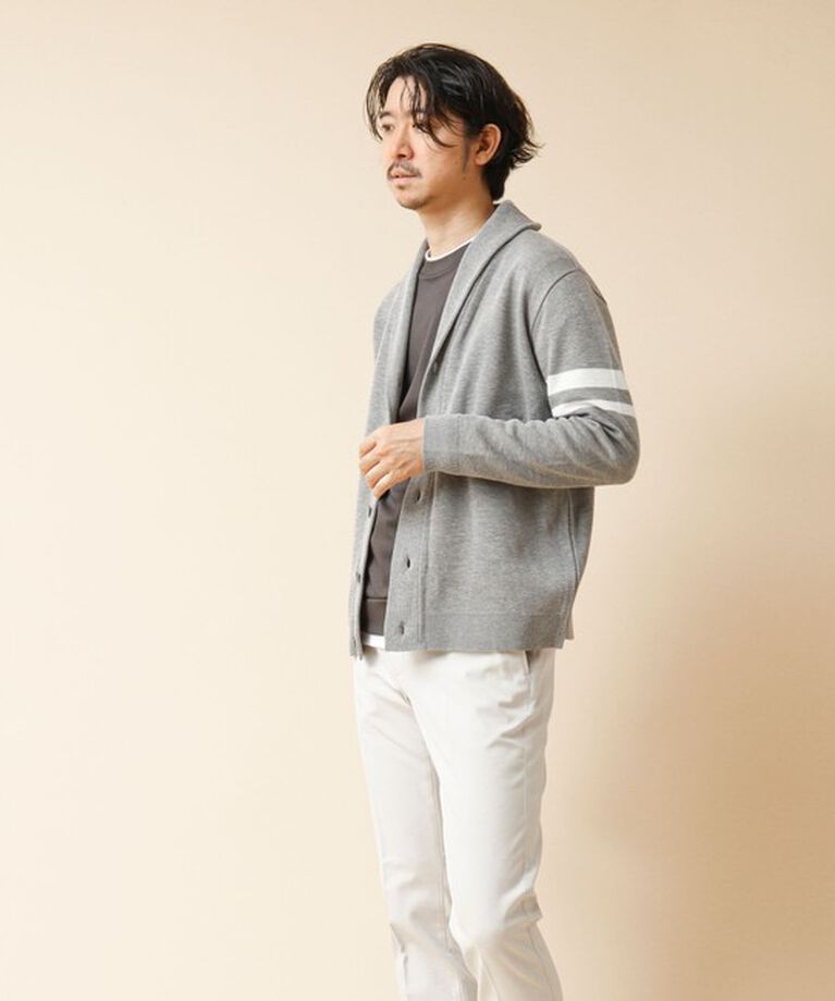 NOLLEY'S goodman「《デオドラント加工》ミラノリブ ショールカラーカーディガン 24AW」|カーディガン|