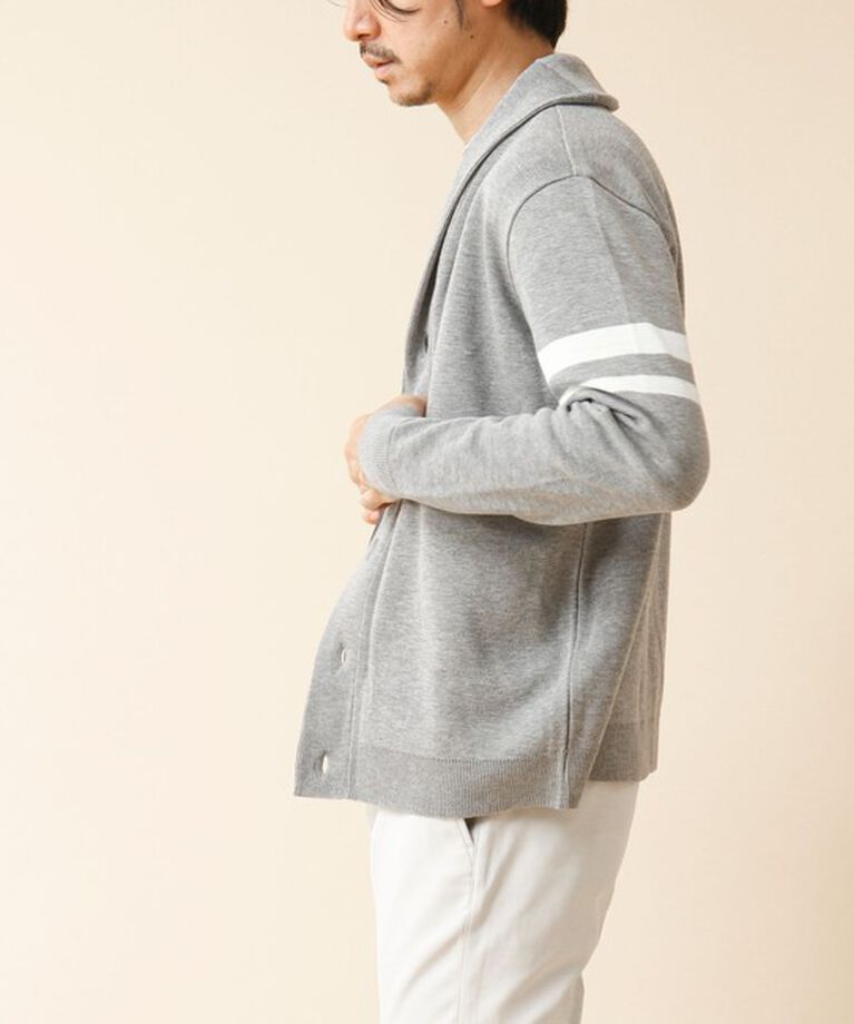 NOLLEY'S goodman「《デオドラント加工》ミラノリブ ショールカラーカーディガン 24AW」|カーディガン|
