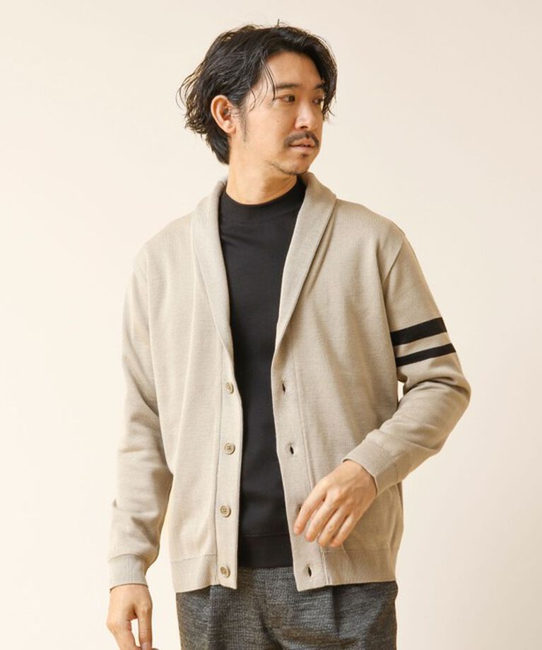 NOLLEY'S goodman「《デオドラント加工》ミラノリブ ショールカラーカーディガン 24AW」|カーディガン|