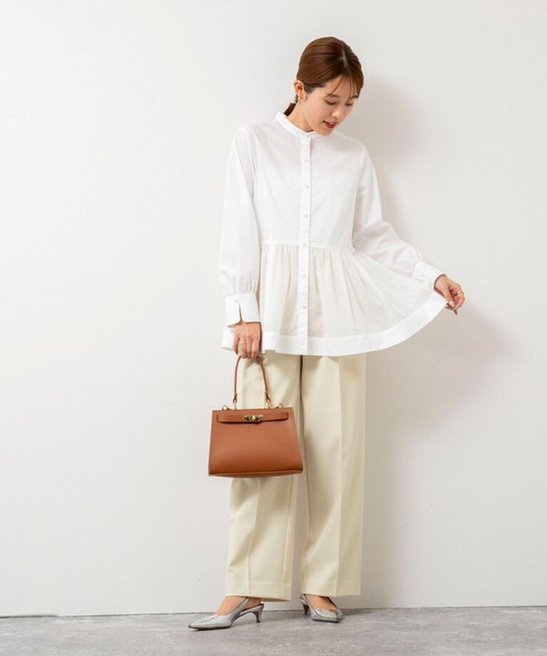 NOLLEY'S sophi「ウォッシャブルウール調サージワイドパンツ」|その他|