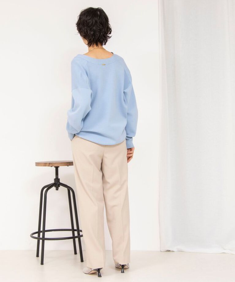 NOLLEY'S sophi「ウォッシャブルウール調サージワイドパンツ」|その他|