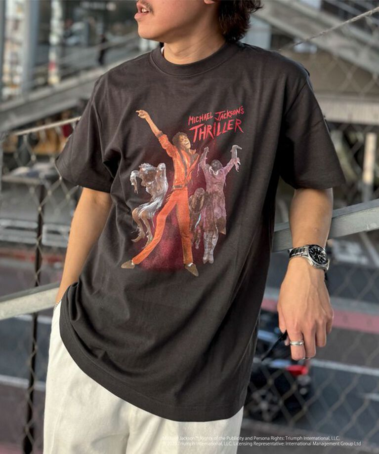 NOLLEY'S goodman「【GOOD ROCK SPEED】別注 MICHAEL JACKSON T 25SS」|Tシャツ・カットソー|ブラック系その他