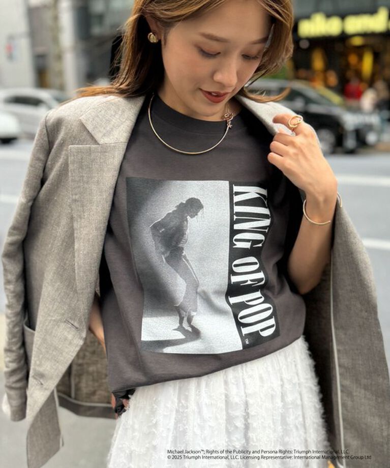 NOLLEY'S goodman「【GOOD ROCK SPEED】別注 MICHAEL JACKSON T 25SS」|Tシャツ・カットソー|ブラック系その他2