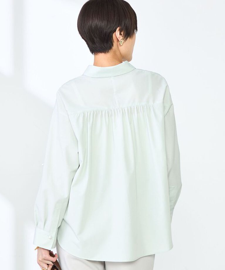 NOLLEY'S sophi「パール釦スキッパーシャツ」|シャツ・ブラウス|