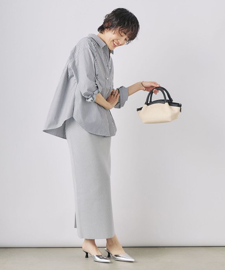 NOLLEY'S sophi「パール釦スキッパーシャツ」|シャツ・ブラウス|