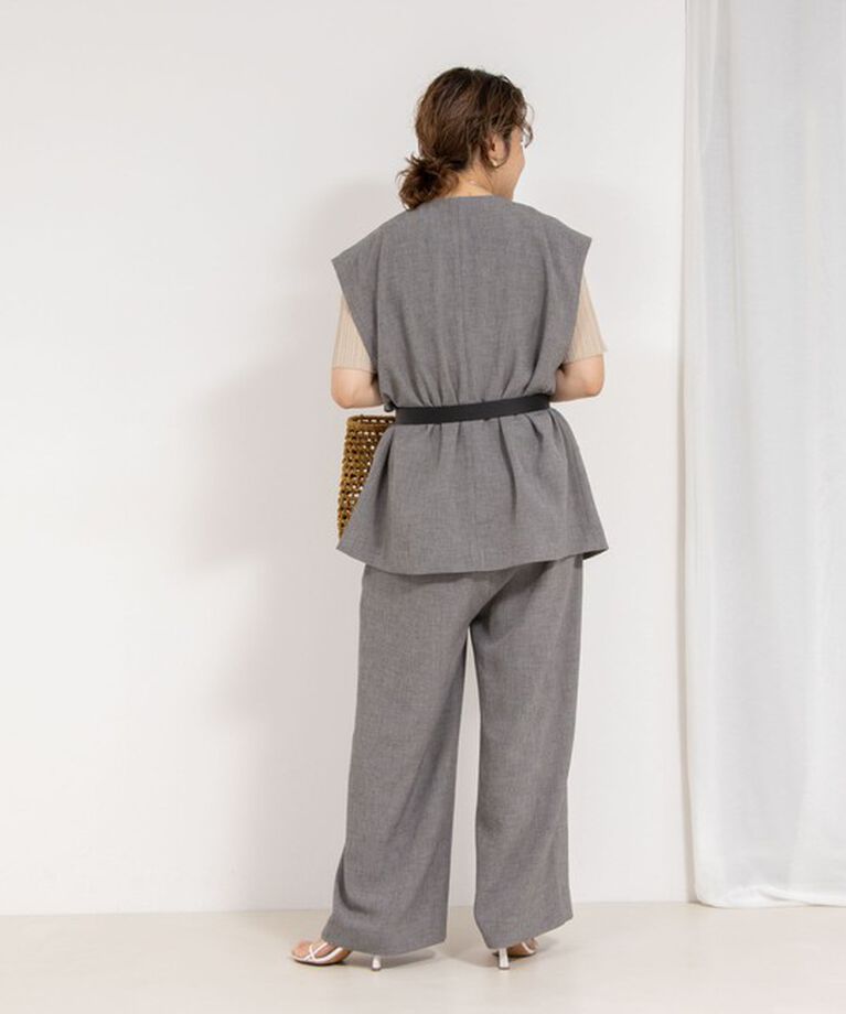 Rie Miller「《セットアップ対応》【PR林☆別注アイテム】ウォッシャブルエアーシャークオールインワン」|オールインワン|