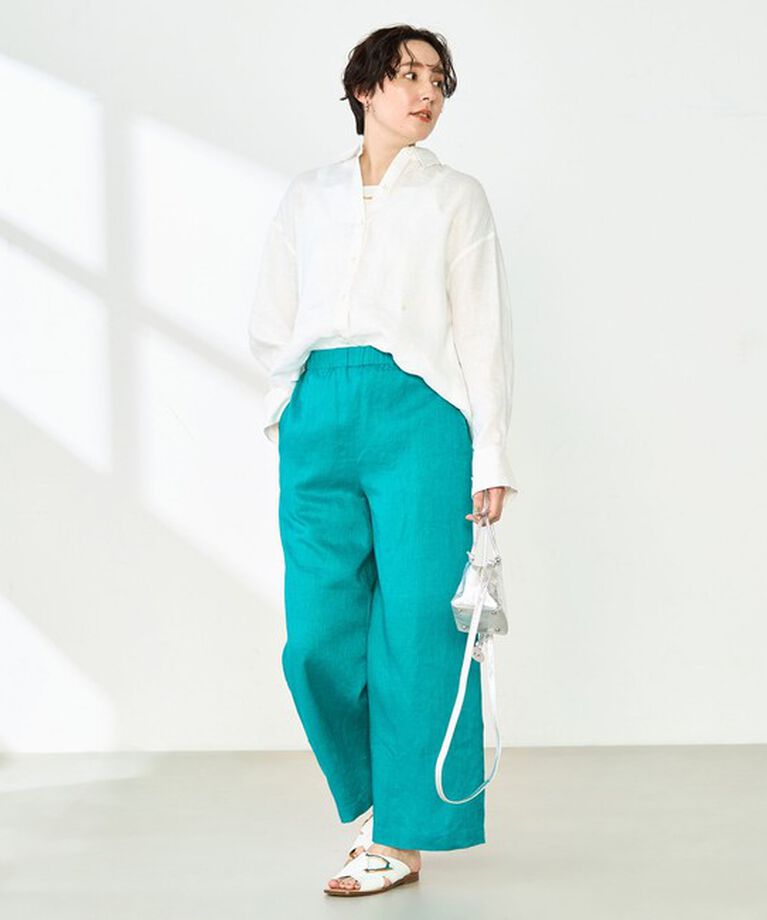 NOLLEY'S「【WEB STAFF恵☆別注カラーあり】《セットアップ対応》MY STANDARD リネンシャツ」|シャツ・ブラウス|