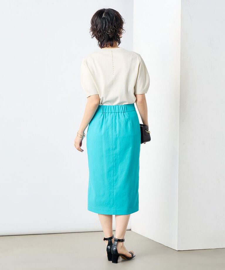 NOLLEY'S sophi「《手洗い可能》バックパールフォルム袖プルオーバーニット」|ニット・セーター|