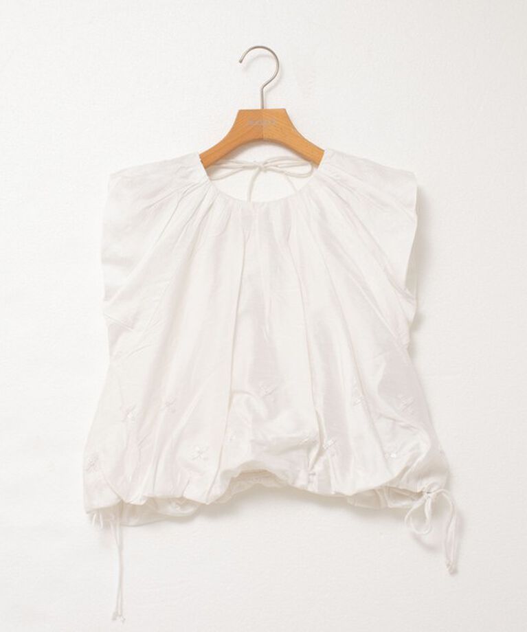 NOLLEY'S sophi「【MARILYN MOON/マリリーンムーン】beads motif taffeta balloon blouse」|シャツ・ブラウス|