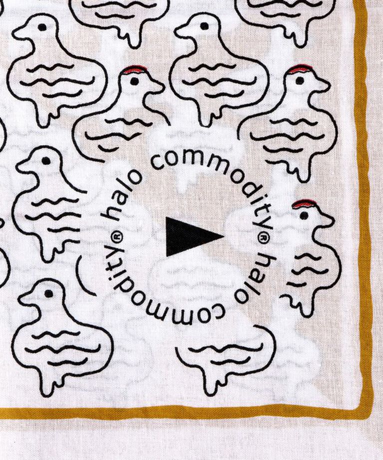 NOLLEY'S goodman「【halo commodity/ハロ コモディティー】雷鳥 Bandanna h251-901」|バンダナ・スカーフ|