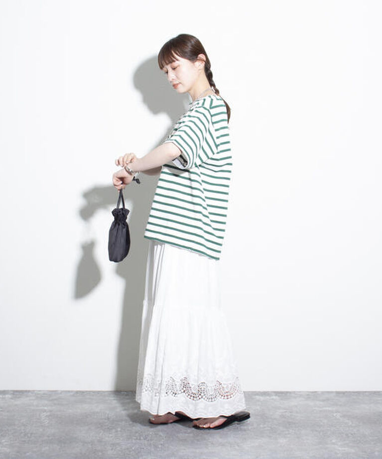 GLOSTER「【GLOSTER/グロスター】バスクシャツ ボーダーTシャツ ショートスリーブ」|Tシャツ・カットソー|