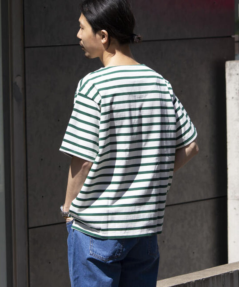GLOSTER「【GLOSTER/グロスター】バスクシャツ ボーダーTシャツ ショートスリーブ」|Tシャツ・カットソー|