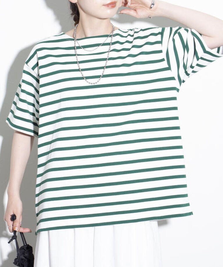 GLOSTER「【GLOSTER/グロスター】バスクシャツ ボーダーTシャツ ショートスリーブ」|Tシャツ・カットソー|