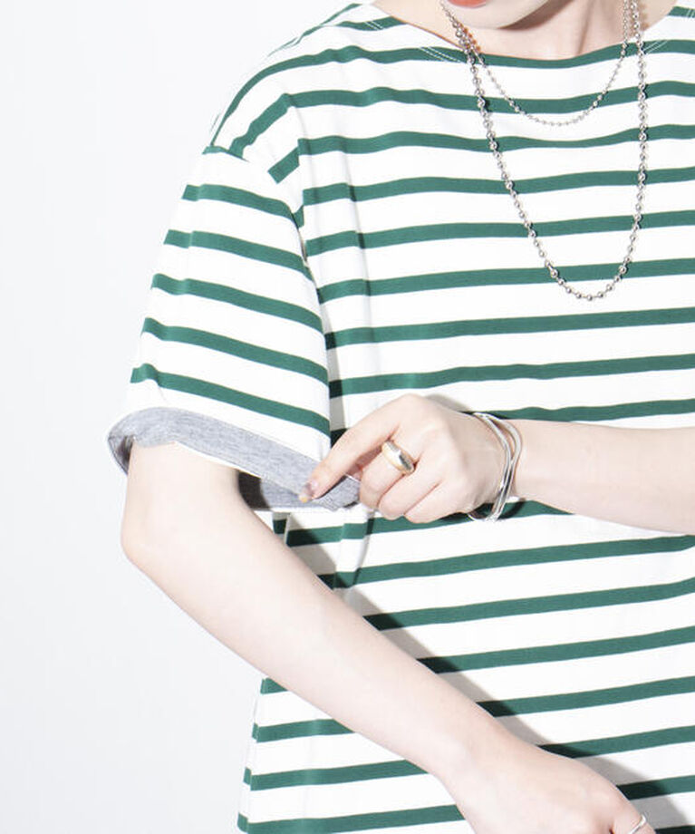 GLOSTER「【GLOSTER/グロスター】バスクシャツ ボーダーTシャツ ショートスリーブ」|Tシャツ・カットソー|