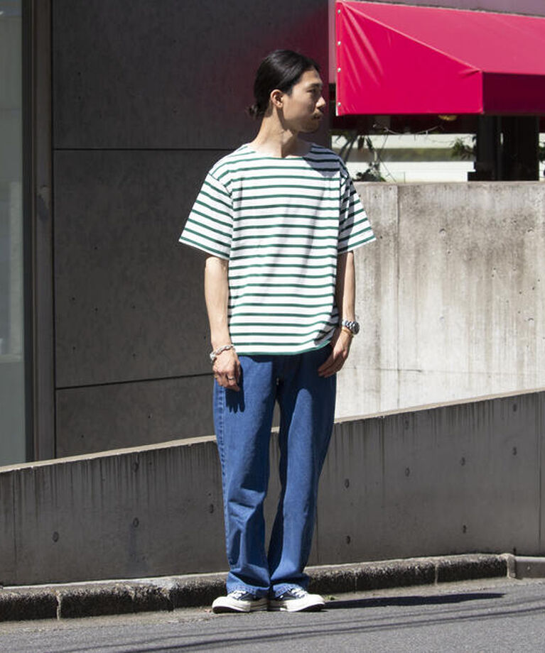 GLOSTER「【GLOSTER/グロスター】バスクシャツ ボーダーTシャツ ショートスリーブ」|Tシャツ・カットソー|