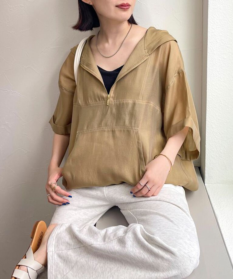 fredy emue「シアーアノラックジレ」|シャツ・ブラウス|