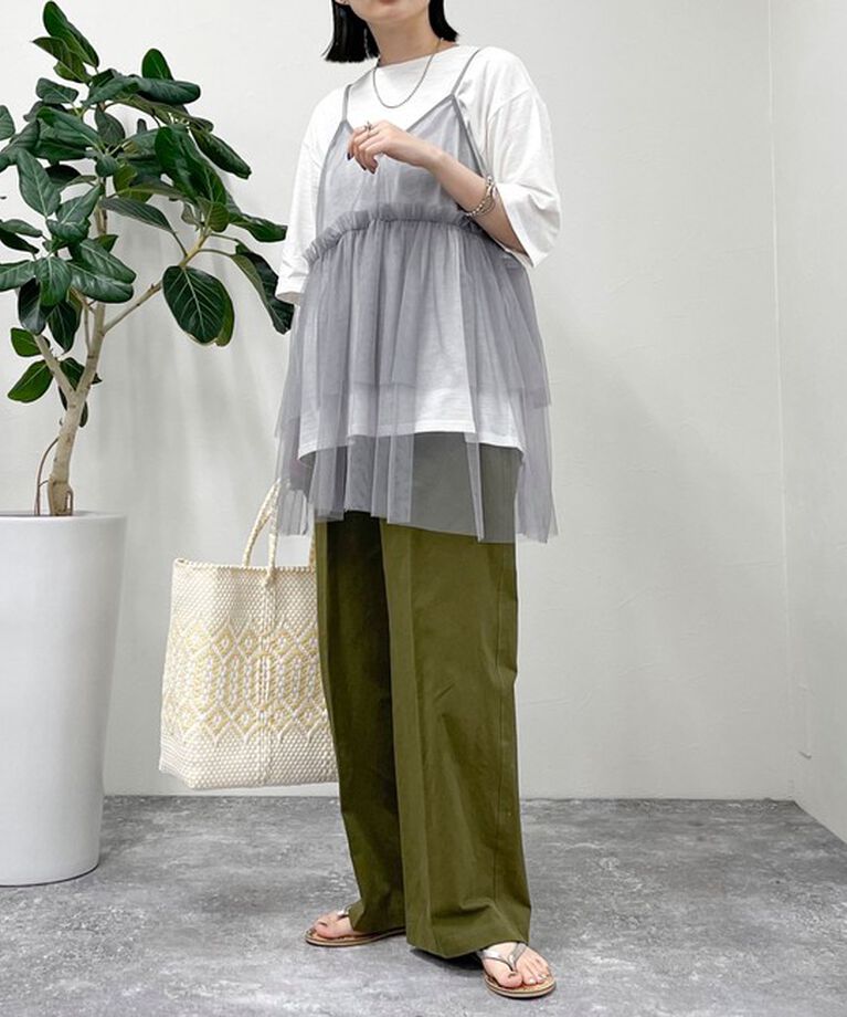 fredy emue「チュールキャミビスチェセット」|Tシャツ・カットソー|