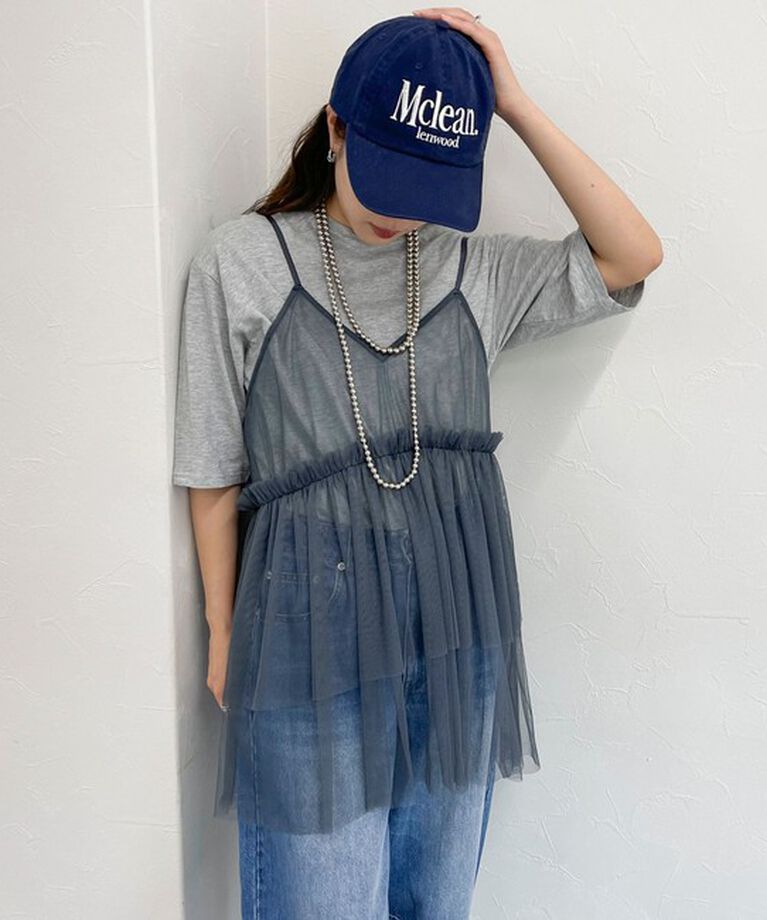 fredy emue「チュールキャミビスチェセット」|Tシャツ・カットソー|