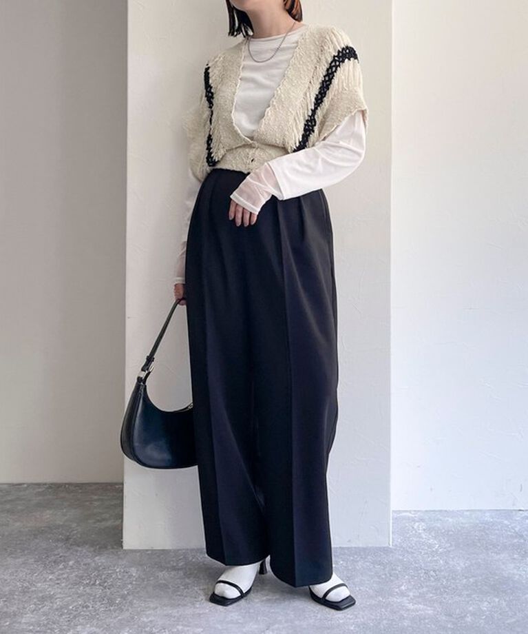 fredy emue「ハンドメイドかぎ編みビスチェ」|ニット・セーター|