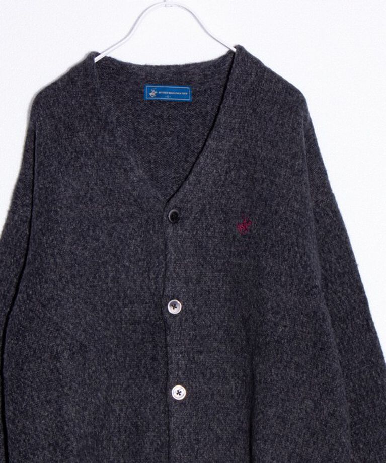 GLOSTER「【BEVERLY HILLS POLO CLUB】モヘヤライクカーディガン ワンポイント刺繍」|カーディガン|