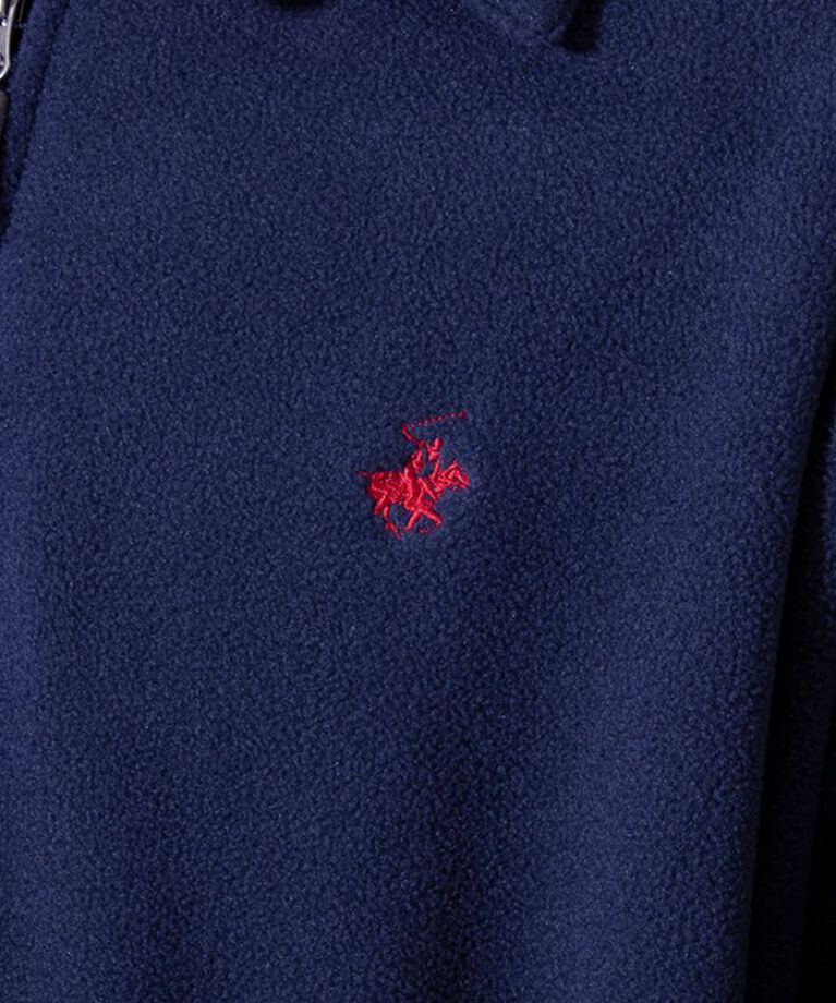 GLOSTER「【BEVERLY HILLS POLO CLUB】フリース ジップアップジャケット」|ブルゾン・スタジャン|