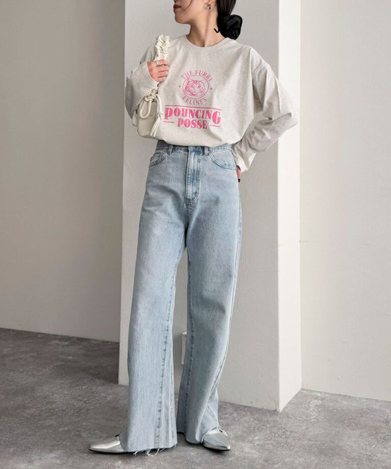 fredy emue「CATプリントロンTシャツ」|Tシャツ・カットソー|