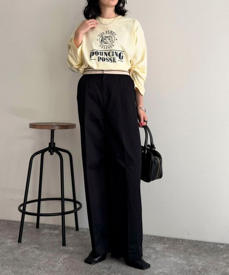 fredy emue「CATプリントロンTシャツ」|Tシャツ・カットソー|